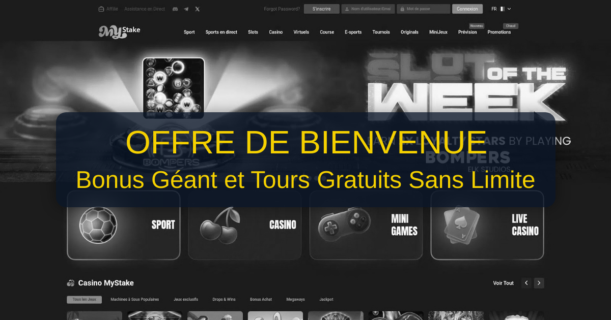 MyStake Casino et son bonus de bienvenue réparti sur trois dépôts